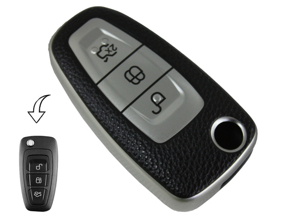 Guscio 3 Tasti Per Ford Focus Fiesta C-max Kuga Ecosport Ka+ Lama - Foto 3