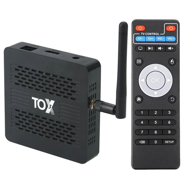 Медиаплеер TOX 3 4/32 Gb, USB, RJ-45 Ethernet, HDMI, черный, Android ...