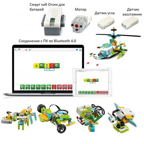 Робототехника Базовый набор Wedo 2.0 - конструктор программируемый ...