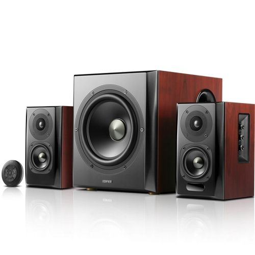 Колонки с сабвуфером Edifier S350DB brown акустическая стерео система 2 ...