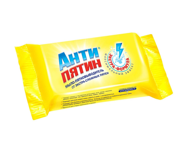 Антипятин Мыло от экстра-сложных пятен, 90 г - купить с доставкой по ...