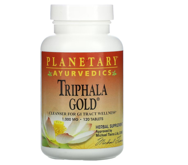 Трифала Gold Planetary Herbals Triphala 1000 мг 120 таблеток - купить с ...
