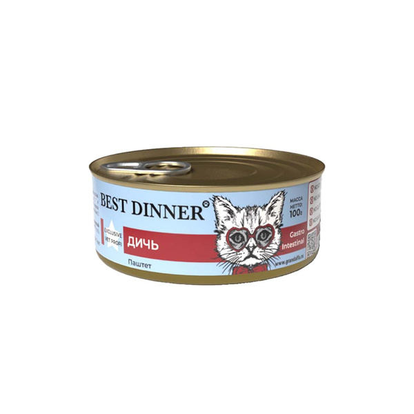Консервы Best Dinner Exclusive Gastro Intestinal для кошек и котят с ...