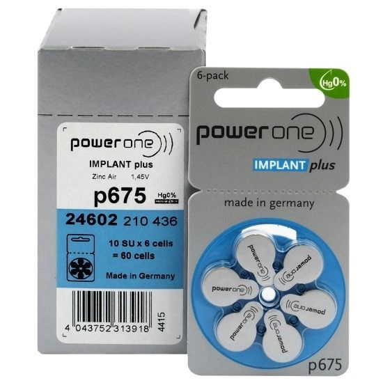 Power One Батарейка PR44 (ZA675, V675A, DA675), Воздушно-цинковый тип ...