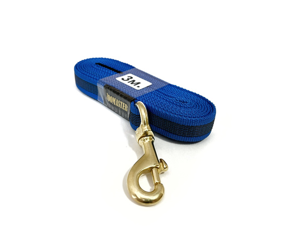 Поводок прорезиненный ZooMaster 20мм 3 метра. Латунный карабин ...