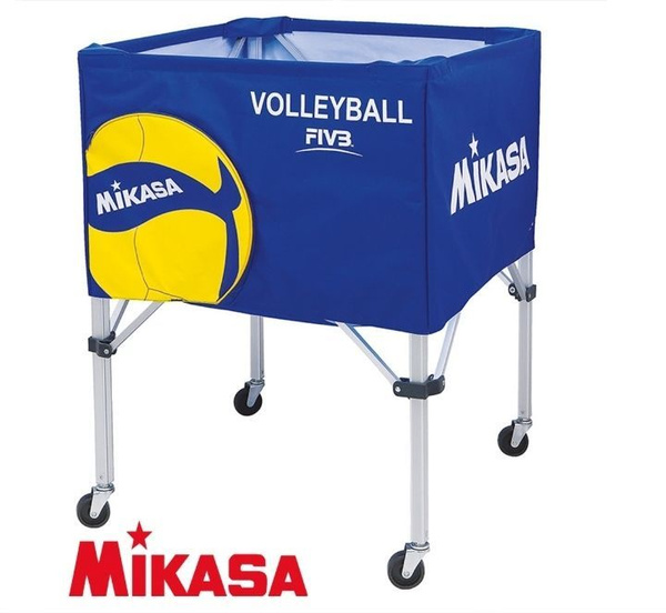 Тележка для хранения инвентаря MIKASA AC-BC200W, корзина для мячей ...