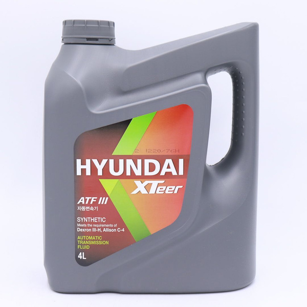 HYUNDAI XTeer ATF III жидкость трансмиссионная 4L - купить по выгодной ...