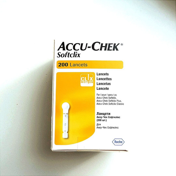 Ланцеты Акку-Чек Софткликс (AccuChek Softclix) 200шт - купить с ...