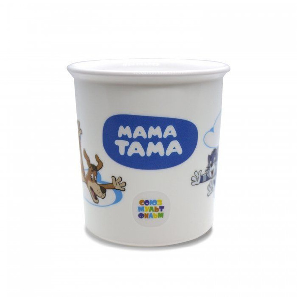 Мама Тама кружка пластиковая с ручкой 200 мл белая 6+ - купить с ...