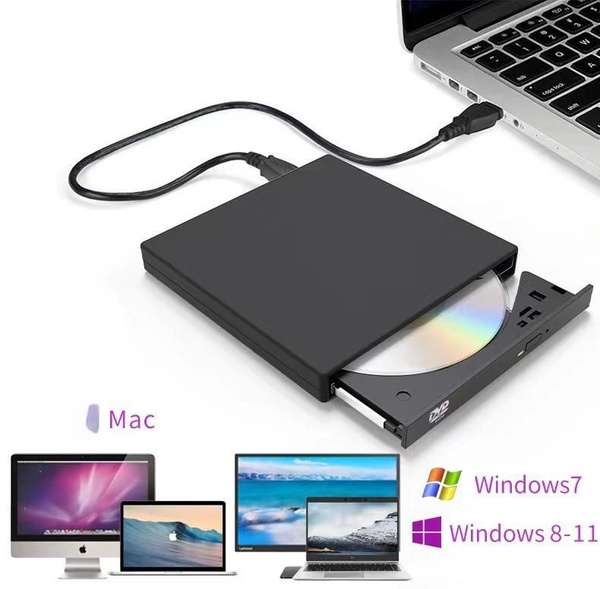 Дисковод внешний привод для ноутбука и пк CD DVD-RW USB 2.0 Type-C ...