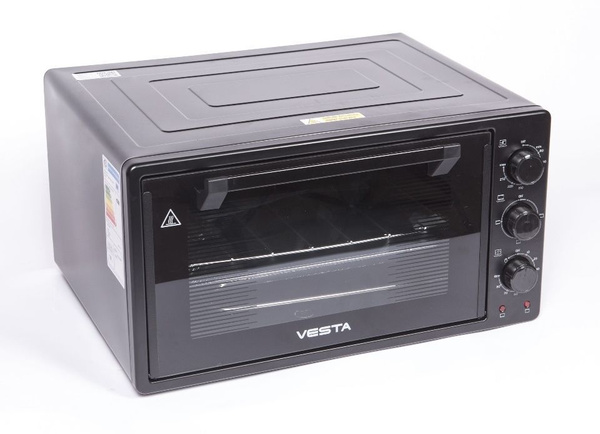 Мини-печь VESTA MD 3618 L черная с конвекцией, черный, 36 л купить по ...