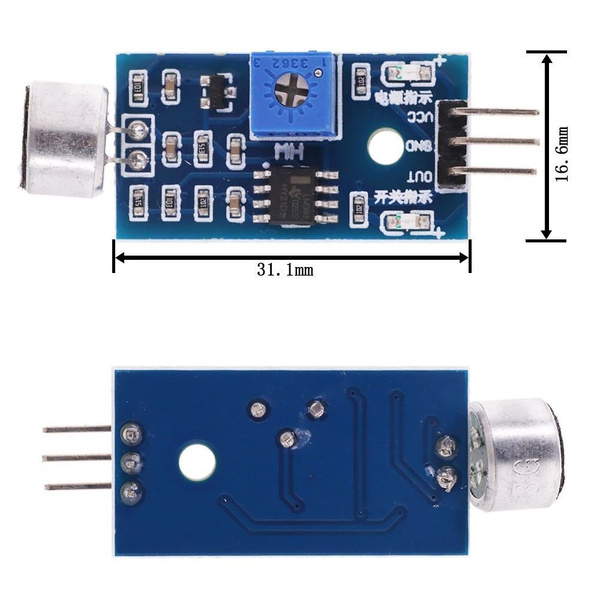 ARDUINO модуль, датчик обнаружения звука, модуль звукового датчика s ...