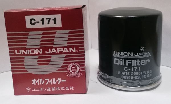 Масляный фильтр Union Japan Фильтр масляный C-171, аналогичен vic C-111 ...