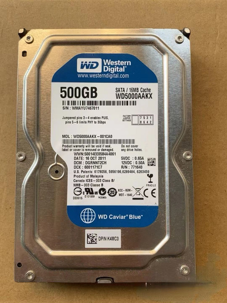 500 ГБ Внутренний жесткий диск Western Digital WD5000AAKX (WD5000AAKX ...