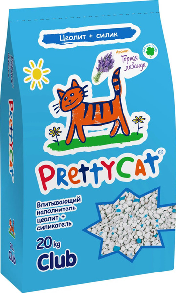 Наполнитель для кошачьего туалета prettycat