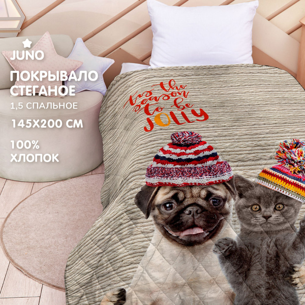 Покрывало Непоседа Персонажи.непоседа_Winter pets_113325 200x 145 см ...