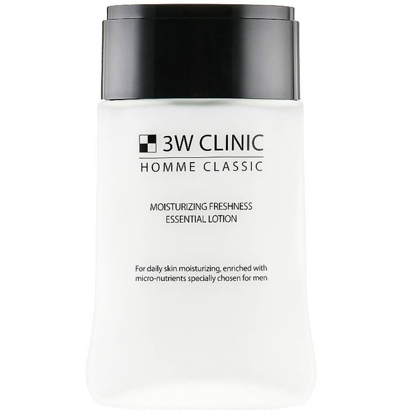 3W Clinic Лосьон для мужской кожи лица, увлажняющий, Homme Classic ...
