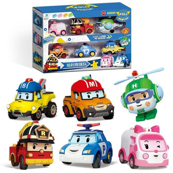 Robocar Poli Игрушечный автомобиль Полный набор из 6 - купить с ...