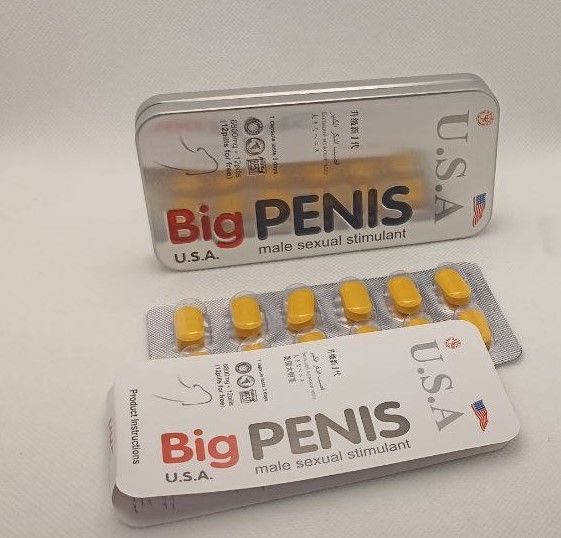 BIG PENIS, Большой БИГ пенис 12 табл., возбуждающее средство, для ...