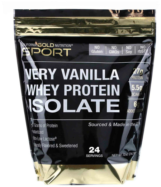 Протеин CGN - California Gold Nutrition Whey Protein Isolate - Изолят ...