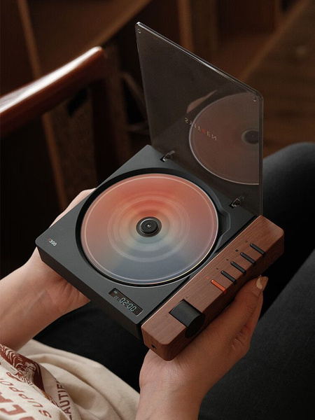 syitren Ситрен R300 портативный CD-проигрыватель винтажный Bluetooth CD ...