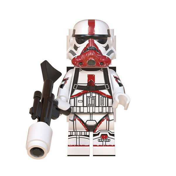 Коллекционные фигурки, Лего-человечки, Звездные Войны, Flame Trooper ...