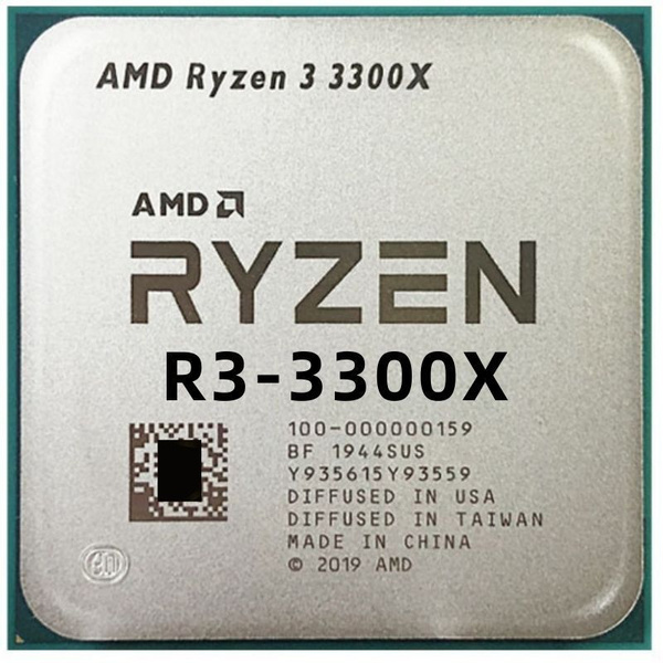 Процессор AMD AMD R3 3300X Ryzen 3, OEM (без кулера), 4 яд., 3.8 ГГц ...