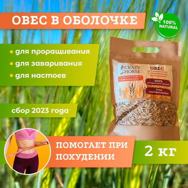Овес для проращивания 2кг - купить с доставкой по выгодным ценам в ...