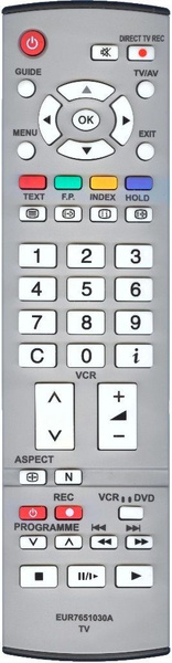 Пульт для телевизора Panasonic EUR7651030A купить на OZON по низкой ...