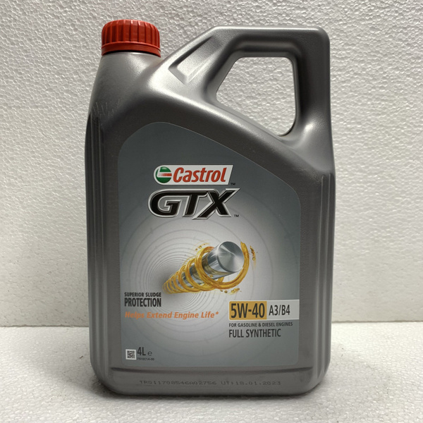 Масло моторное Castrol GTX A3/B4 5W-40 Синтетическое 4 л 15B9F5 купить ...