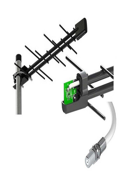 Антенна уличная для цифрового ТВ DVB-T2 активная - купить с доставкой ...