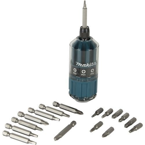 Набор бит и насадок Makita B-28896, 18 предм - купить с доставкой по ...