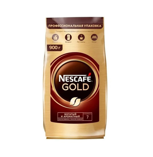 NESCAFE GOLD Кофе 100% натуральный растворимый сублимированный с ...