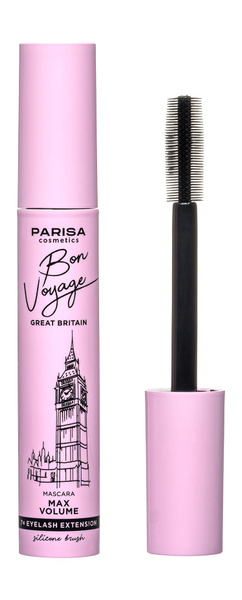 PARISA COSMETICS Тушь для ресниц М-117 Англия MAXX Volume силиконовапя ...