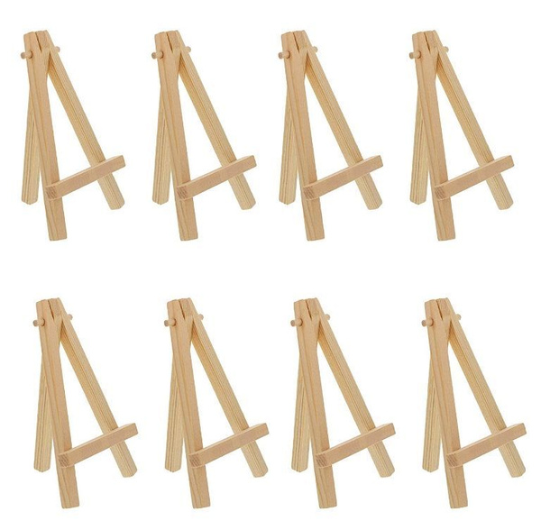 20 Pcs Kids Mini Мольберт настольный / Wooden Art Painting Car Стенд ...