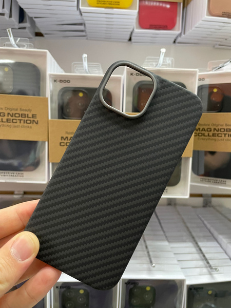 Чехол K-DOO (KZDOO) KEVLAR для Iphone 15 черный - купить с доставкой по ...