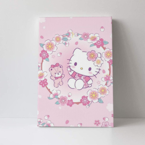 Постер Hello Kitty Арт, Цветы, растения купить по выгодной цене в ...