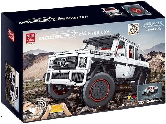 Конструктор машина на пульте управления Mercedes-Benz G63 AMG 6x6 ...