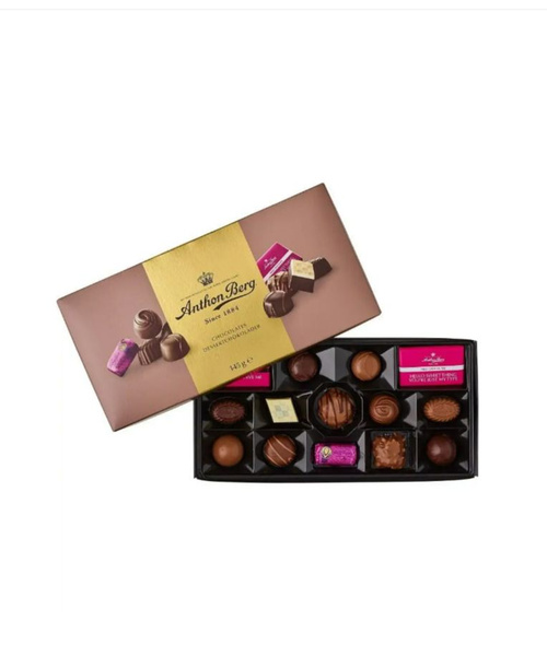 Шоколадные конфеты Anthon Berg Luxury Gold 145г, Дания - купить с ...