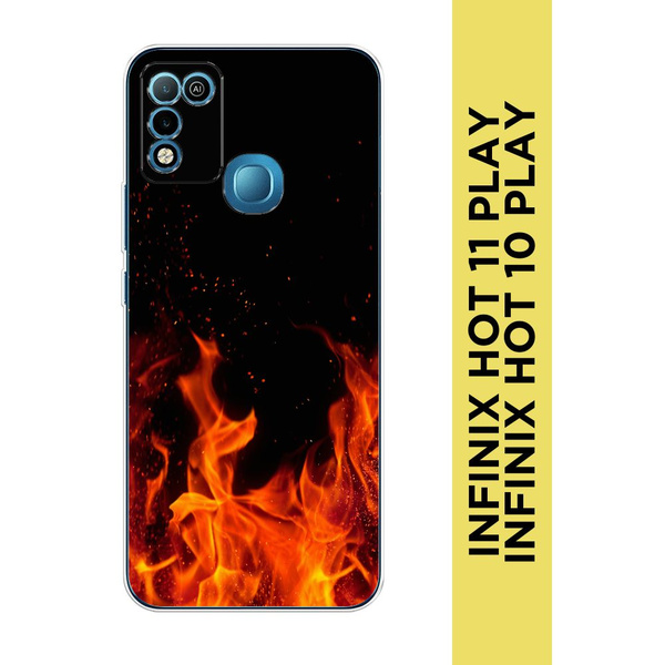Силиконовый чехол на Infinix HOT 10 Play/HOT 11 Play / Инфиникс Хот 10 ...