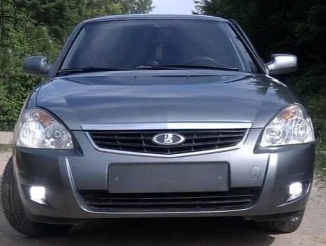 Бампер передний ЛАДА Приора 2 ВИКИНГ-655-Серый - купить с доставкой по ...