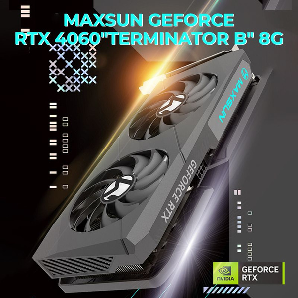 Видеокарта maxsun GeForce RTX 4060, 8 ГБ GDDR6 - купить по низким ценам ...