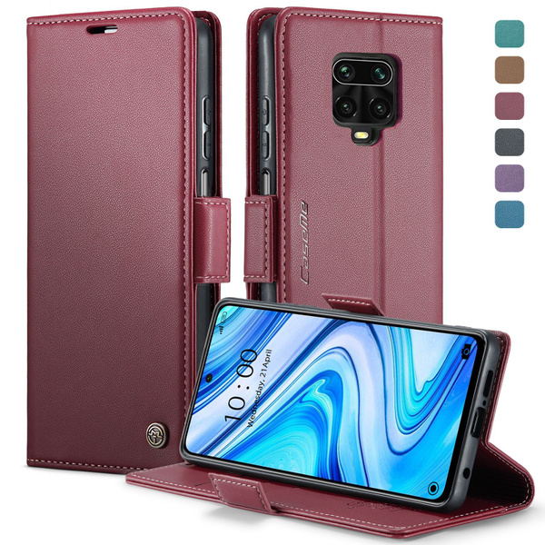 Кожаный чехол для Xiaomi Redmi Note 9 Pro/ Note 9 Pro Max / Note 9S ...