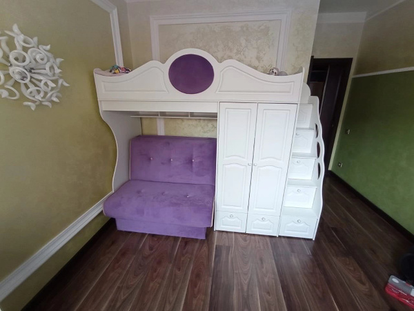 Двухъярусная кровать HAPPY HOME Прованс 4x89x192 см - купить по ...