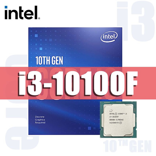 Процессор Intel Core i3 10-го поколения, OEM (без кулера), 4 яд., 3.6 ...