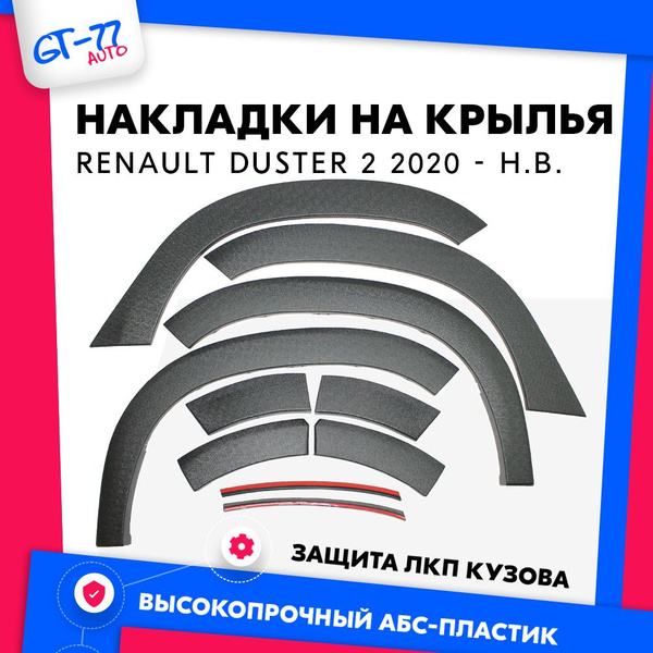 Расширители колесных арок / накладки на крылья CUBECAST для Renault ...