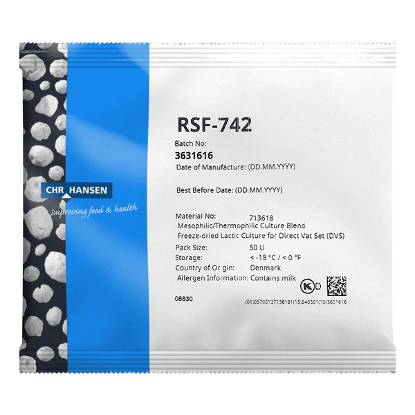 Мезо-термофильная закваска RSF-742 - купить с доставкой по выгодным ...