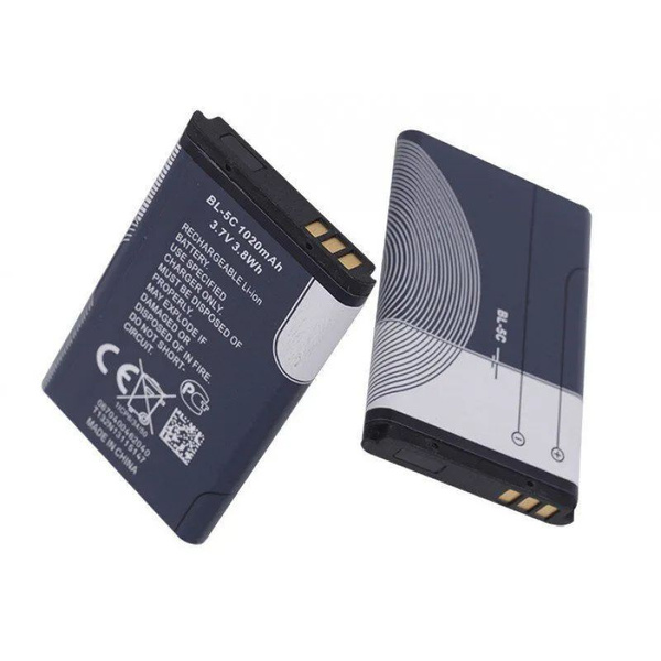 Аккумуляторная батарея BL-5C 1020mAh, 3.7V - купить с доставкой по ...
