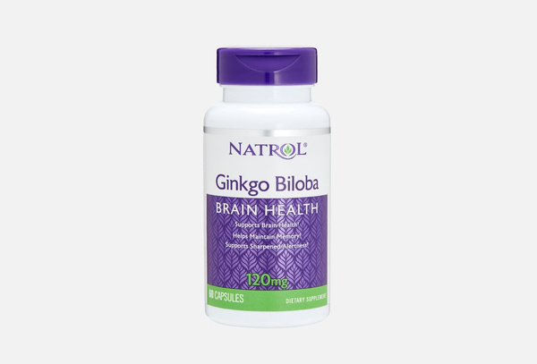 Витамины для памяти, внимания и работы мозга / NATROL, ginkgo biloba ...