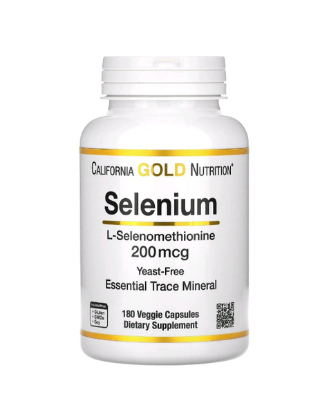 Селен бездрожжевой Калифорния Голд, Selenium California Gold Nutrition ...